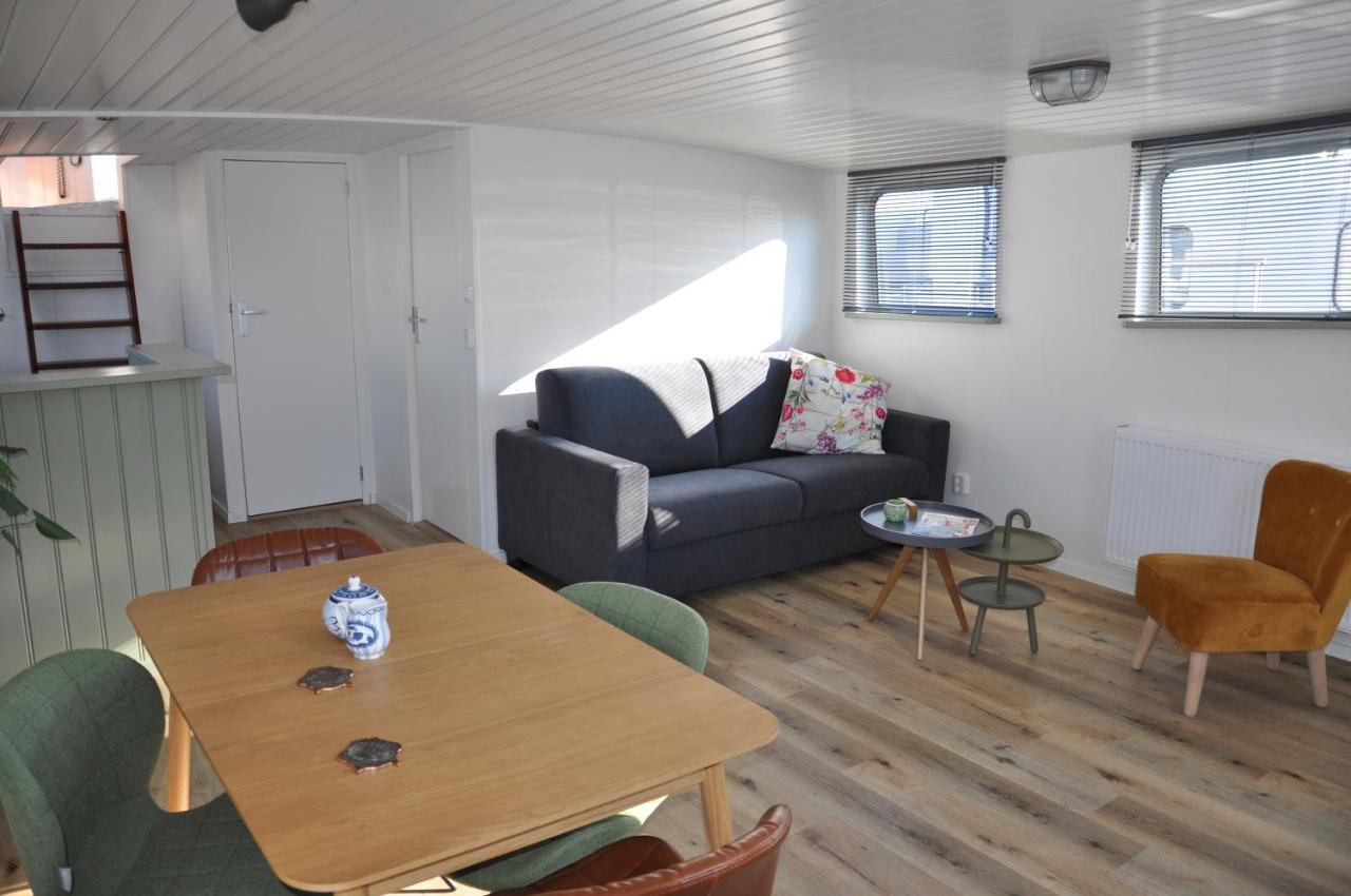 Private Lodge On Houseboat Amsterdam Exterior foto